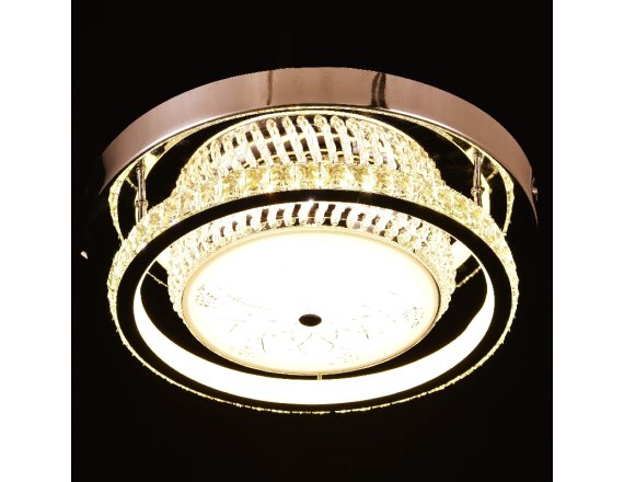 Lustra LED 60W Crystal Gold Sun LD-60WCSG3FT